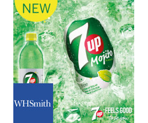 Free 7Up Mojito at WHSmith- O2 Priority
