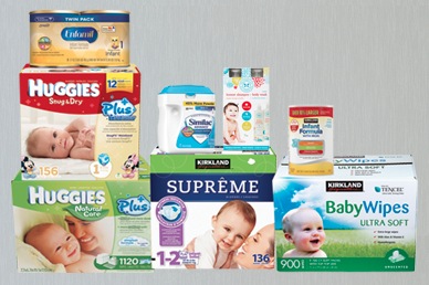 Free Baby Sample Kit from Costco