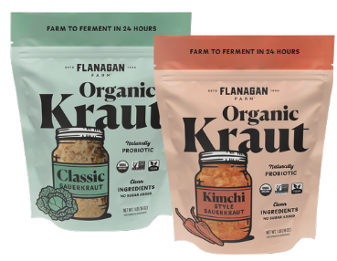 FREE BAG OF FLANAGAN FARM ORGANIC KRAUT