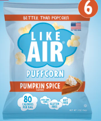 Free bag of Like Air Puffcorn