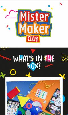 Free Box from Mister Maker Club