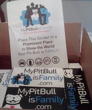 Free Bumper Sticker - My Pit Bull is Family