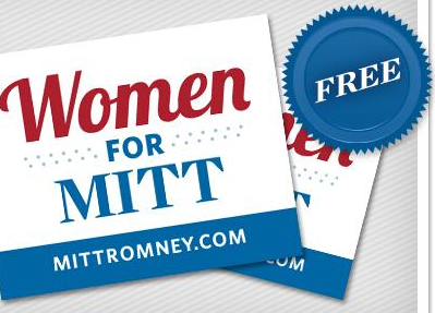 Free Bumper Sticker - Women for Mitt