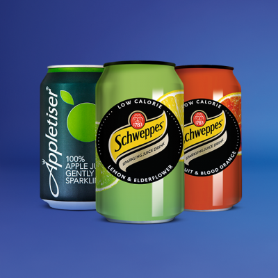 Free Can Of Appletiser Or Can of Schweppes