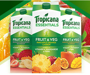  Free Carton of Tropicana Essentials- Sainsbury's