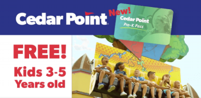Free Cedar Point Free Pre-K Pass (Ohio)