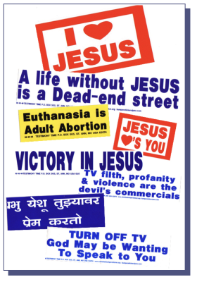 FREE CHRISTIAN BUMPER STICKERS