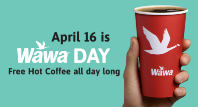 Free Coffee at Wawa Today (4/16)