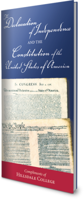 FREE copy of The U.S. Constitution and Declaration of Independence!