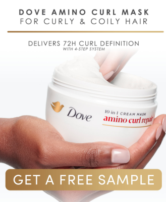 Free Dove's Amino Curl Repair Mask