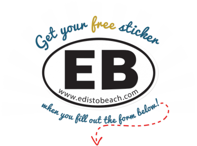 Free Edisto Beach Sticker