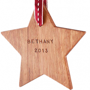 Free Engraved Christmas Star
