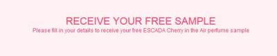 Free ESCADA Cherry in the Air Perfume Sample