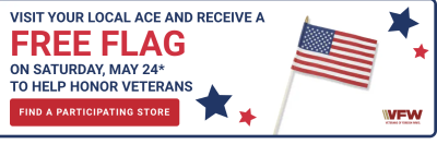 Free Flags at Ace Hardware (May 24 Only)
