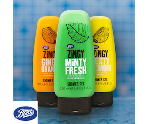 Free Free Boots Zingy Shower Gel- O2 Priority