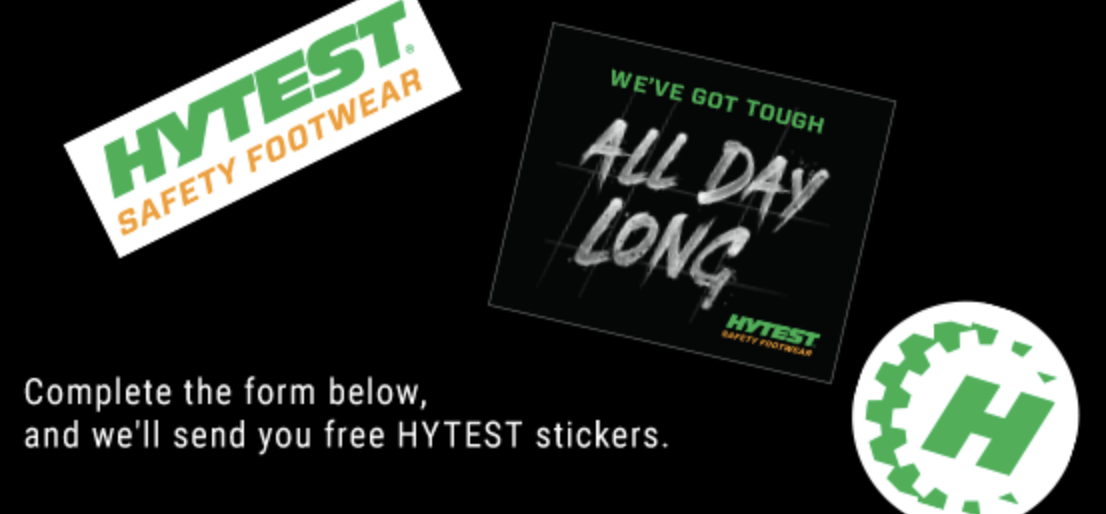 Free Hytest Stickers