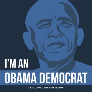 FREE \"I'm an Obama Democrat\" sticker 