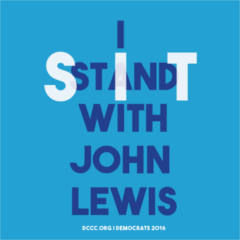 FREE I Sit With John Lewis Sticker