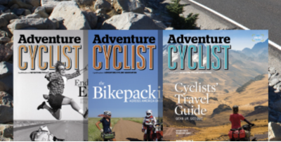 Free Issue of Adventure Cyclist Magazine & Free Sticker