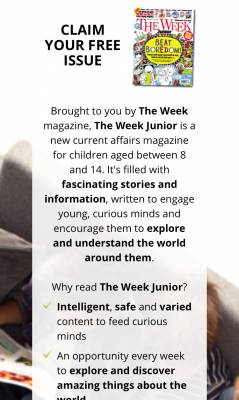 Free issue of “The Week” Magazine