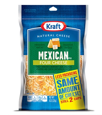 FREE KRAFT Natural Shredded Cheese