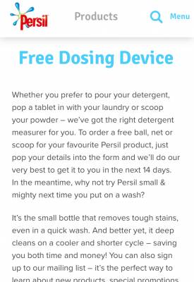 Free Laundry Dosing Device