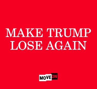 FREE \"Make Trump Lose Again\" sticker!