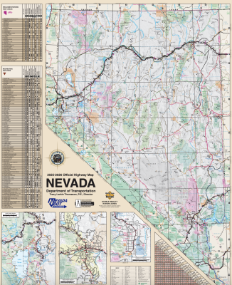 Free Nevada State Highway Map