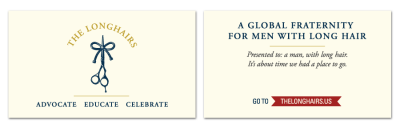 Free Pack of Long Hairs Referral Cards