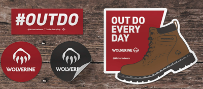 free pack of Wolverine stickers