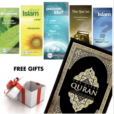 Free Package Containing a Quran and 5 Other Brochures