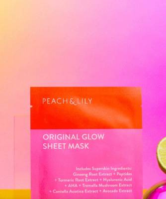 FREE PEACH & LILY ORIGINAL GLOW SHEET MASK