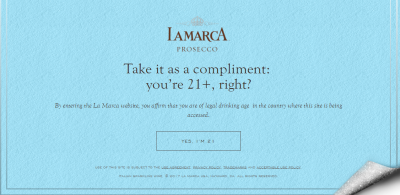 FREE Personalized La Marca Prosecco Label