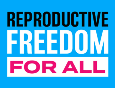 FREE \"Reproductive Freedom For All\" sticker!