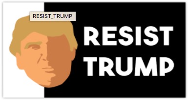 FREE \"RESIST TRUMP\" sticker