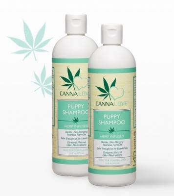 Free Sample of CannaLove™ Puppy Shampoo