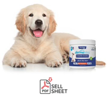 Free Sample of Dermabliss Seasonal Allergy and Immune Supplement (for vet clinics only)