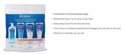 Free Sample of Dermeze Skin Care