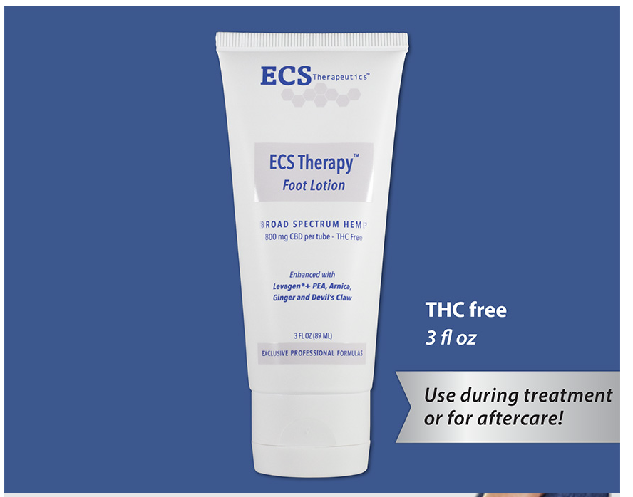 Free Sample of ECS Therapy™ Foot Lotion