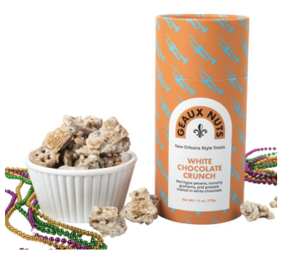 Free Sample of GEAUX NUTS WHITE CHOCOLATE CRUNCH