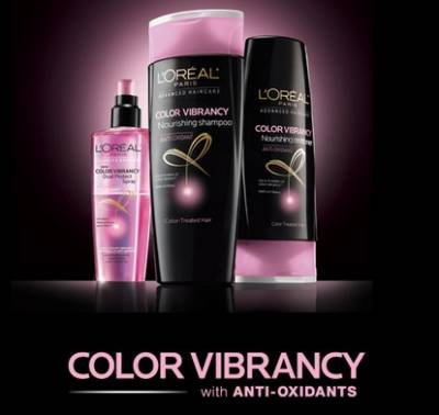Free Sample of L'Oreal Paris Advanced Haircare Color Vibrancy