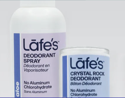 Free Sample of Lafes Whole Body Deodorant
