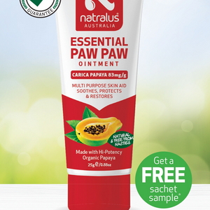 Free Sample of Natralus Essential Paw Paw Ointment