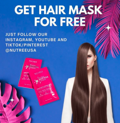 Free Sample of Nutree Cosmetics Hair Mask