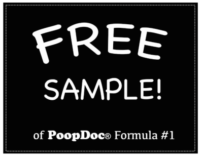Free Sample of POOPDOC FORMULA #1 CONSTIPATION RELIEF Supplement