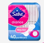 Free Sample of Saba Liners and Femenine Pads (CA and TX Only)