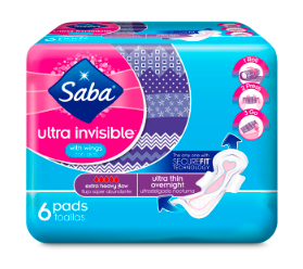 Free Sample of Saba Pantiliners (Texas and California Only)