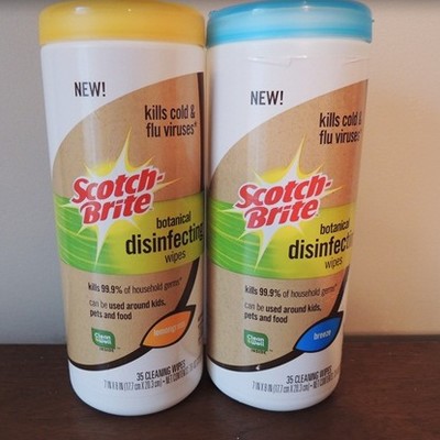 Free Sample of Scotch Brite Botanical Disinfecting Wipes (EXPIRED)