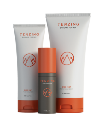 Free Sample of tenzing skin care for Men