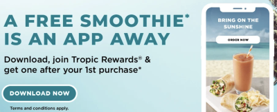 Free Smoothe from the Tropical Smoothe Cafe
